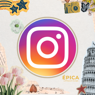 Visual de Instagram para ÉPICA LATimpact Europe